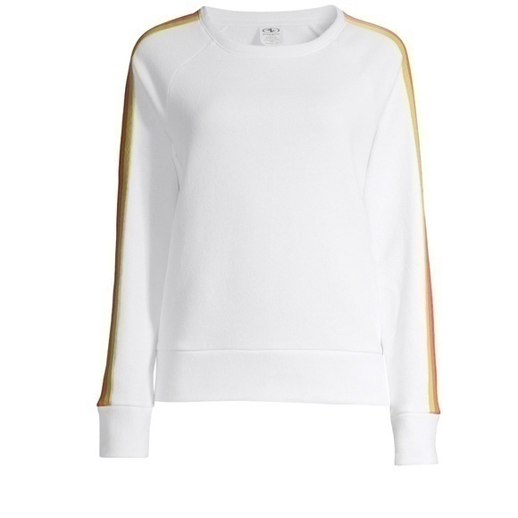 Aviator Style stripe sleeve sweatshirt - Picture 2 of 4